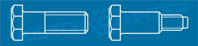 Стрижень болта