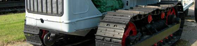 Башмачні болти М16 встановлені на гусеницю трактора Т-100, С-100