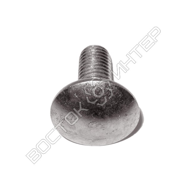 нержавіючий болт DIN 603 з напівкруглою головкою і квадратним підголовком фото 3
