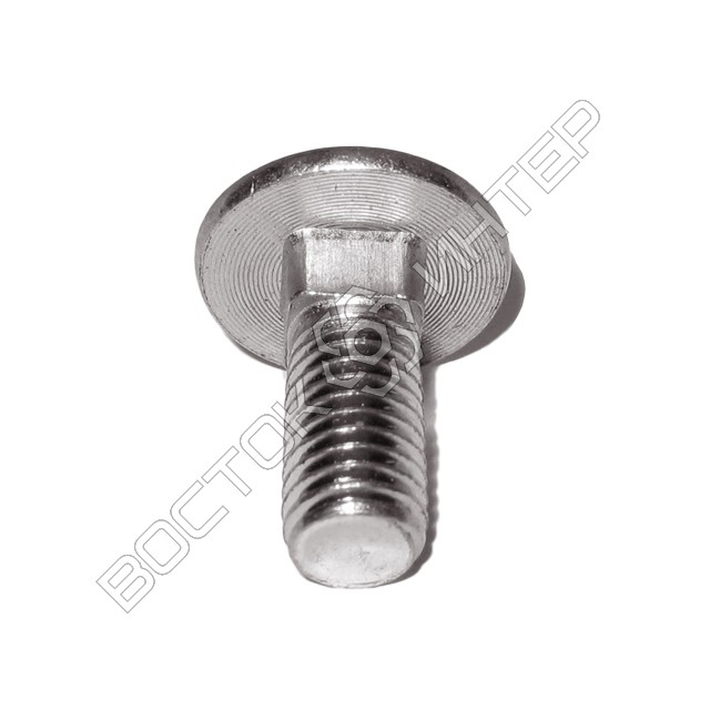 нержавіючий болт DIN 603 з напівкруглою головкою і квадратним підголовком фото 4