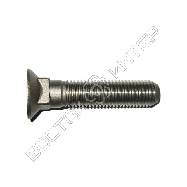 нержавіючий болт DIN 608 з потайною головкою і низьким квадратним підголовком фото 3