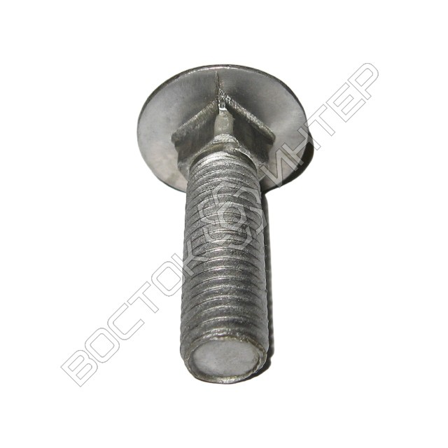 болт дорожній ДСТУ ГОСТ 7802 зі збільшеною напівкруглою головкою і квадратним підголовком фото 4