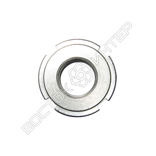 гайка DIN 1804 кругла шліцева фото 2