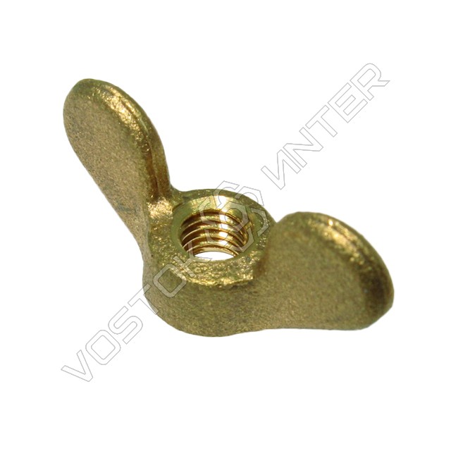 латунна гайка-баранець DIN 315 з округлими пелюстками фото 1