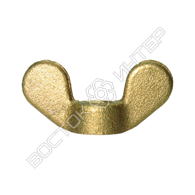 латунна гайка-баранець DIN 315 з округлими пелюстками фото 3