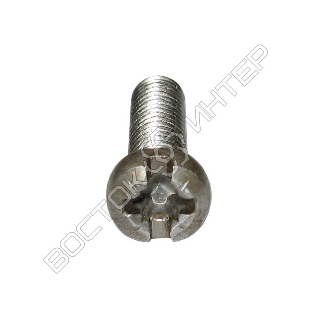 гвинт DIN 7985 з напівциліндричною головкою і хрестоподібним шліцом фото 2