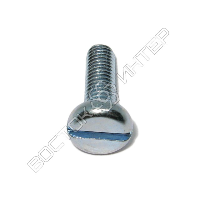 гвинт DIN 85 з циліндричною скругленою головкою і прямим шліцом фото 2