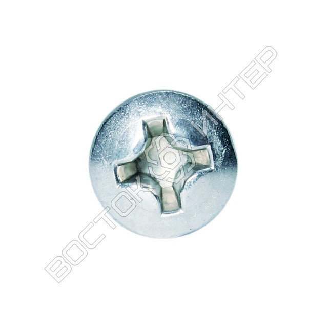 гвинт DIN 966 з напівпотайною головкою і хрестоподібним шліцом фото 5