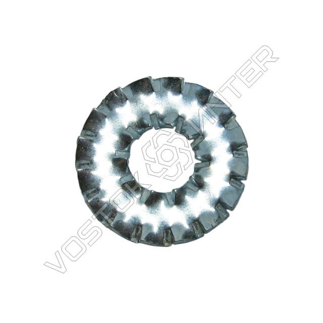 шайба зубчаста DIN 6798 із зовнішніми і внутрішніми зубами фото 2