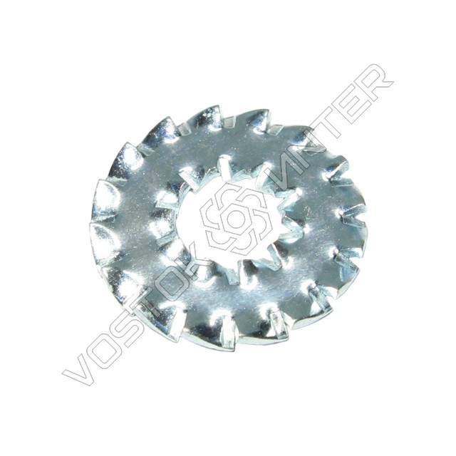 шайба зубчаста DIN 6798 із зовнішніми і внутрішніми зубами фото 4