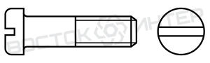 Гвинти DIN 85 з циліндричною скругленою головкою і прямим шліцом