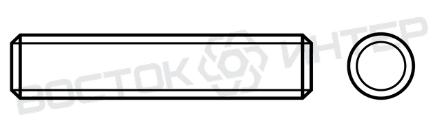 Шпильки DIN 975 фіксованої довжини