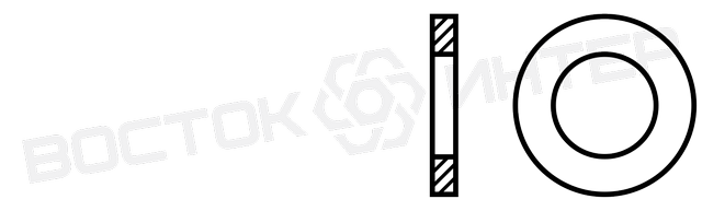 Шайби DIN 125 плоскі круглі