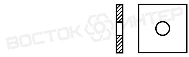 Шайби і анкерні плити ДСТУ 24379.1 фундаментних болтів